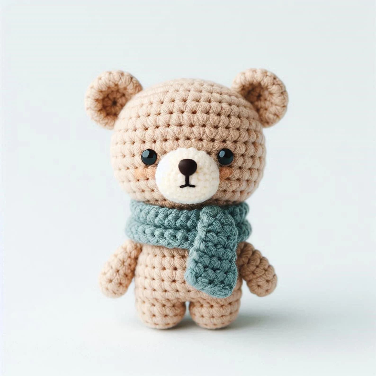 Plush bear detail